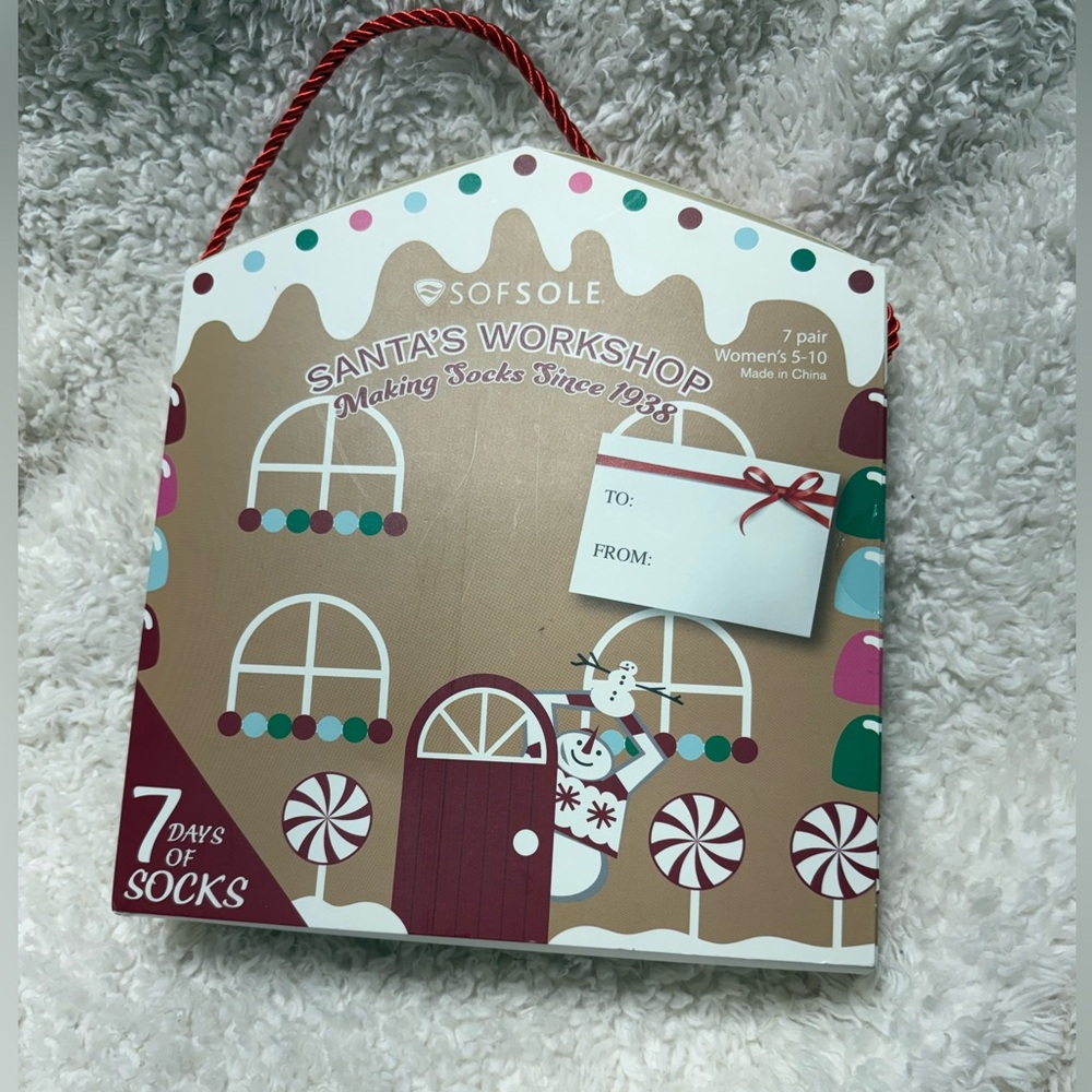 Sof Sole Santa's Workshop Sock Set - Picture 2 of 3